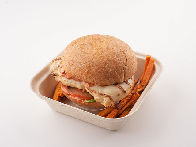 Coleslaw Chicken Burger